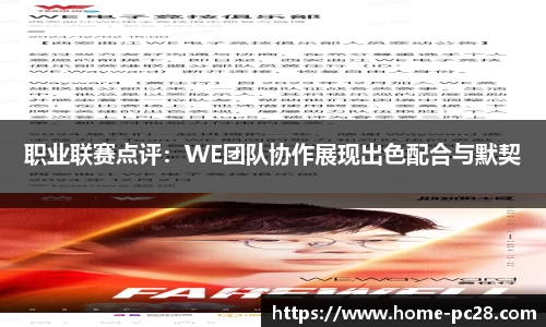 职业联赛点评:WE团队协作展现出色配合与默契